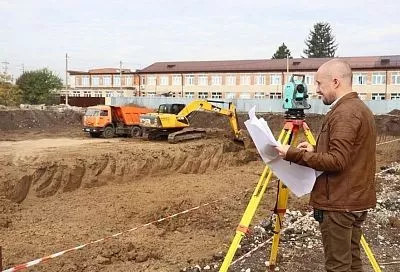 К строительству детского сада приступили в Динском районе