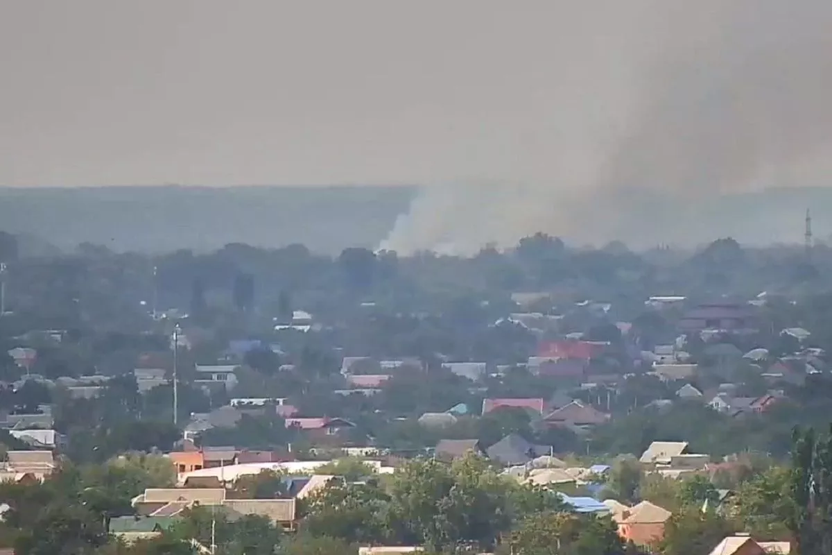 На Кубани потушили лесной пожар на площади  в 16 га