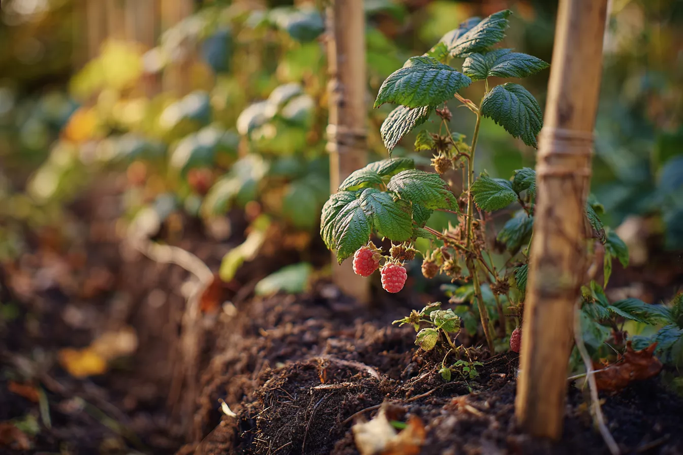Как посадить ремонтантную малину осенью: секреты для богатого урожая