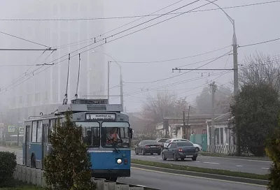 Густой туман накрыл Краснодар