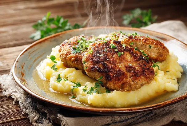 Бюджетные котлеты с картошкой: сочные, нежные и очень вкусные