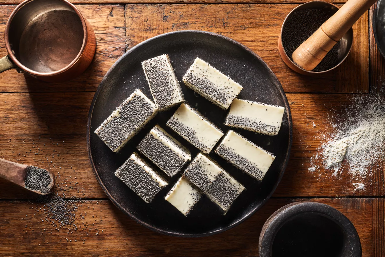 Пирог с маком и сметанным кремом для семейных праздников