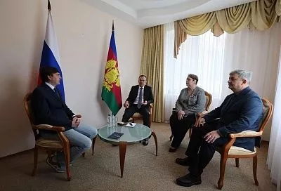 Вениамин Кондратьев и Сергей Кравцов обсудили вопросы развития системы образования Кубани