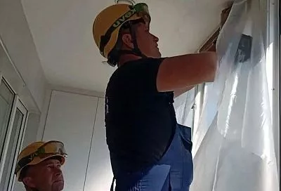 Поквартирный обход завершен в поврежденных 24 августа при атаке БПЛА домах в Краснодаре
