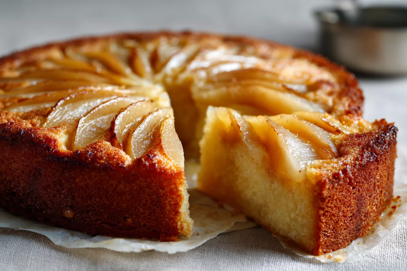 Грушевый пирог «почти невидимка»: много фруктов, мало теста, вкус — на памяти