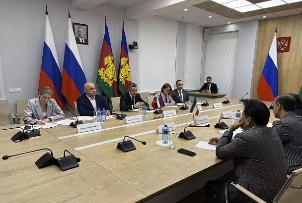 Вице-губернатор Кубани Александр Руппель встретился с делегацией Ирана