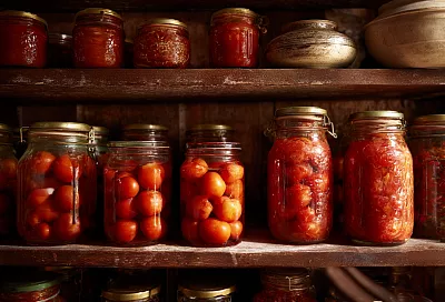 Помидоры без специй: быстрый рецепт для зимы