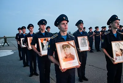 В Краснодарском крае военные летчики почтили память героев Великой Отечественной войны