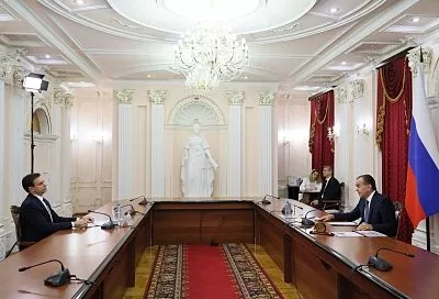Губернатор Вениамин Кондратьев встретился с председателем избирательной комиссии Краснодарского края Алексеем Черненко