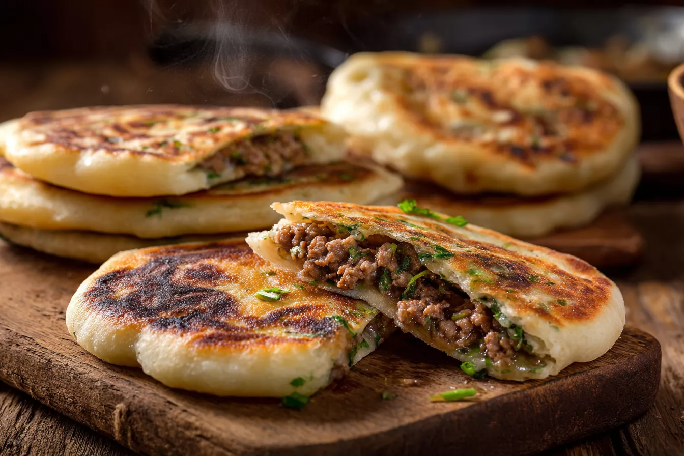 Лепёшки с мясом за 30 минут – сочнее беляшей, вкуснее чебуреков и без капли масла внутри