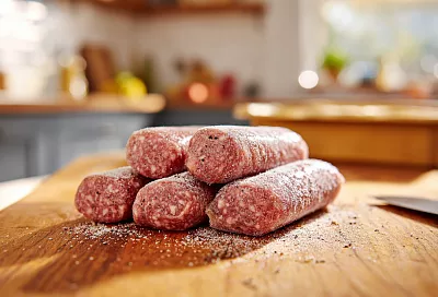 Домашная «итальянская» колбаса без оболочки: быстрый замес и выдержка в холодильнике, сделает любой