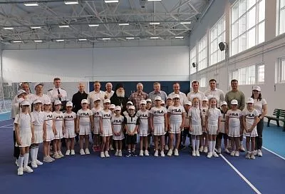 Владимир Устинов и Вениамин Кондратьев открыли академию тенниса в Кореновске