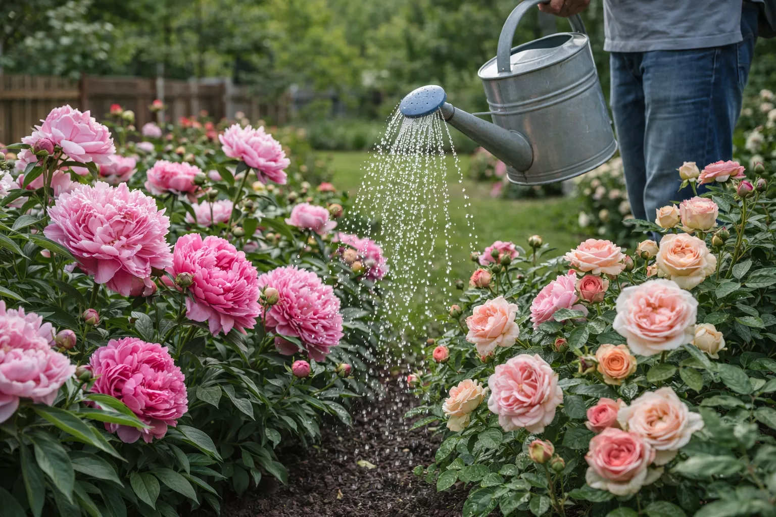 Пионам и розам весной – обязаловка: 1 схема для клумб и роскошное цветение обеспечено