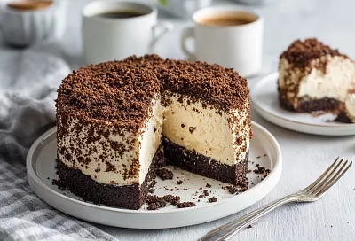 Нежнейший сметанник без выпечки – крем тает во рту, торт готов за 30 минут