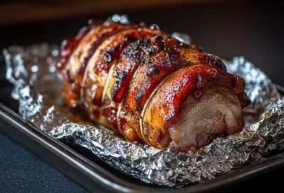 Нежный рулет из свиной рульки: двойная порция для праздника и заготовок