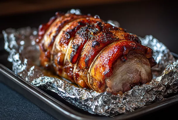 Нежный рулет из свиной рульки: двойная порция для праздника и заготовок