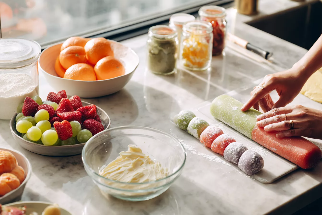 Моти: нежные японские десерты с фруктовой начинкой