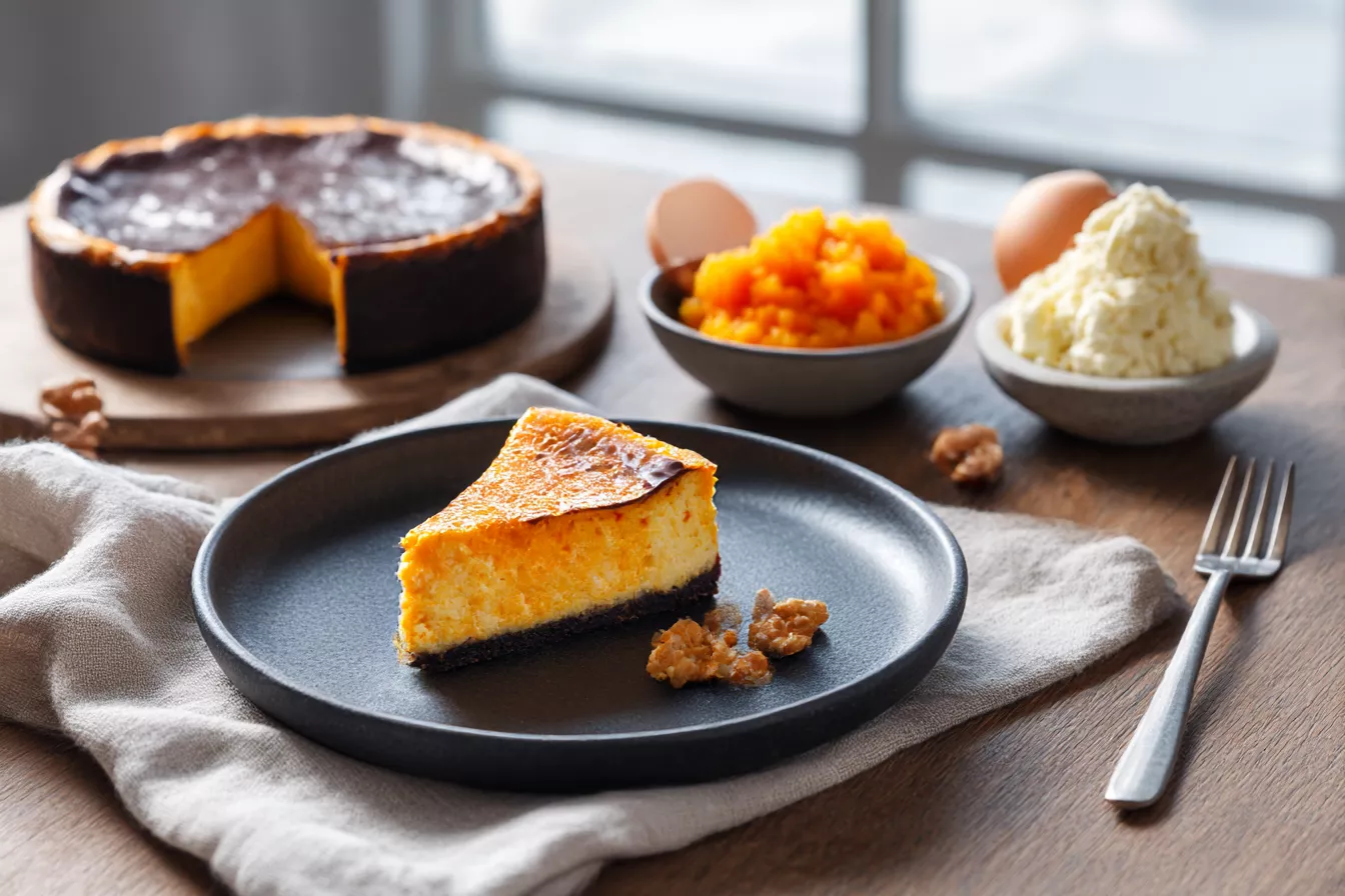 Творожно-тыквенный чизкейк в микроволновке: без муки и без сахара за 5 минут