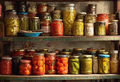 Помидоры по-грузински с сельдереем и болгарским перцем на зиму