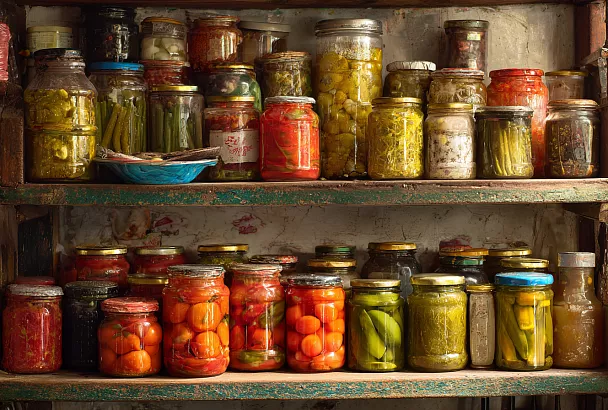 Помидоры по-грузински с сельдереем и болгарским перцем на зиму