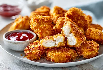 Домашние куриные наггетсы: хрустящие снаружи, сочные внутри — вкуснее и полезнее ресторанных