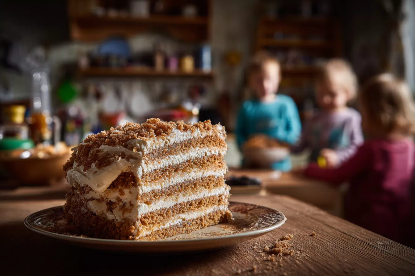 Полезный медовик без сахара: нежный десерт за полчаса