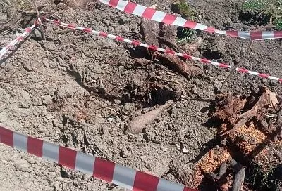 Минометную мину времен войны нашли на территории сельхозпредприятия в Краснодарском крае
