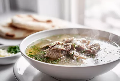 Варю идеальный традиционный хаш: промыла продукты под проточной водой, и бульон получился прозрачным без лишнего жира