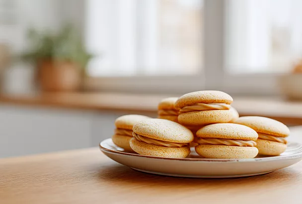 Печенье-безе из желтков — нежное карамельное чудо со сливочным кремом