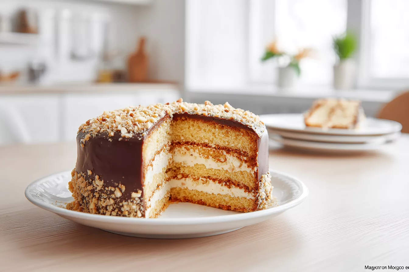 Торт «Мишка» со сметаной: старинный рецепт за 1 час