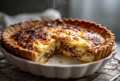 Пирог с шампиньонами и сметаной: сочно, ароматно, без лишней суеты