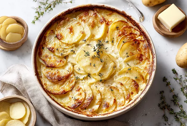 Самое любимое блюдо всех мужчин. Французский картофель дофинуа – нежный, сливочный и всегда исчезает первым со стола