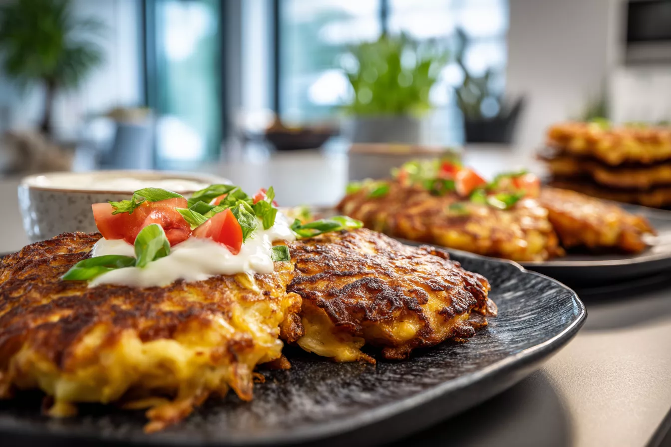 Нежные куриные драники с картошкой и начинками: сочные, ароматные и очень вкусные