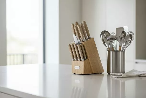 Как правильно мыть подставки для ножей и кухонных приборов