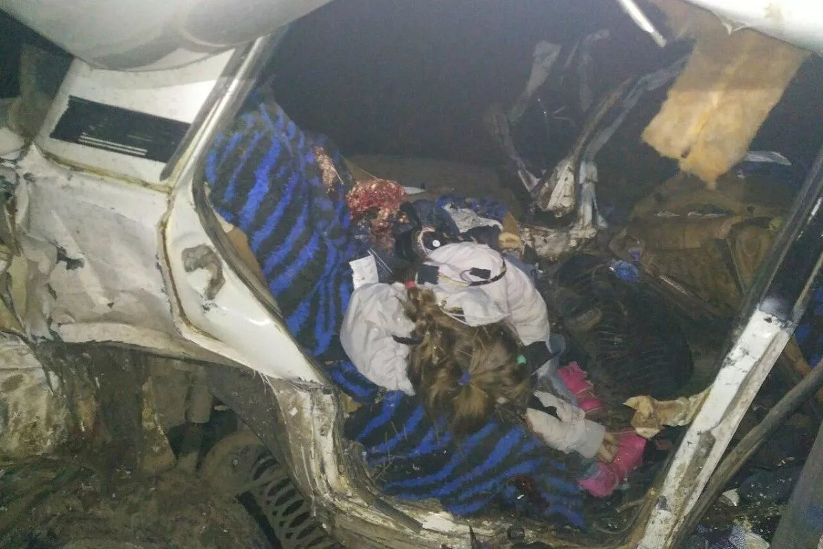 Место аварии