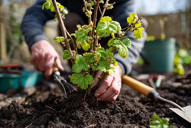 Весенний уход за смородиной: чтобы ягоды были крупными и сладкими