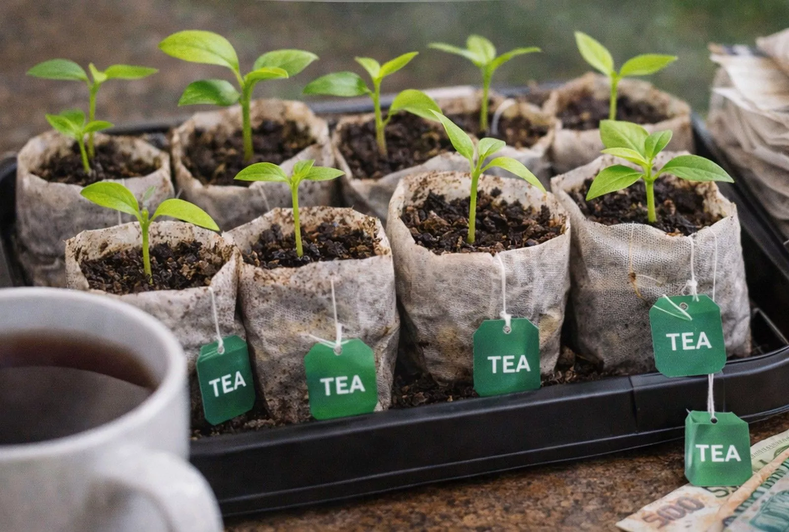  Как улучшить рассаду без удобрений с марта: 1 метод от дачника Егора с чайными пакетиками