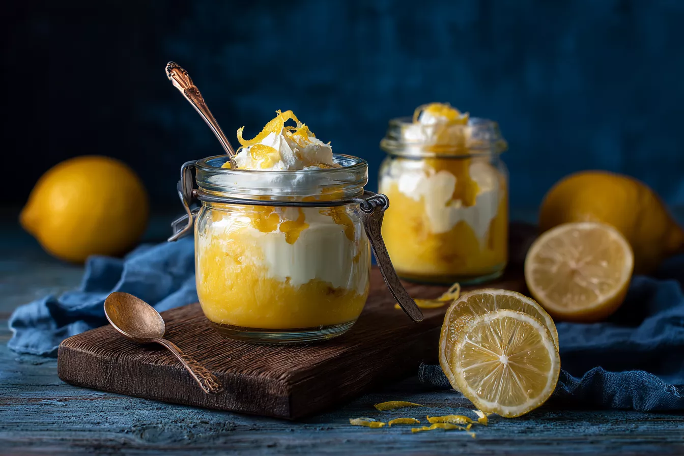 Лимонно-шоколадный кекс в баночках: быстрый десерт на водяной бане