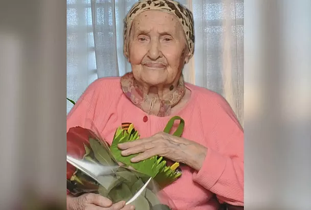Вениамин Кондратьев поздравил со 108-летием ветерана Великой Отечественной войны Марию Мамыко из Ейского района
