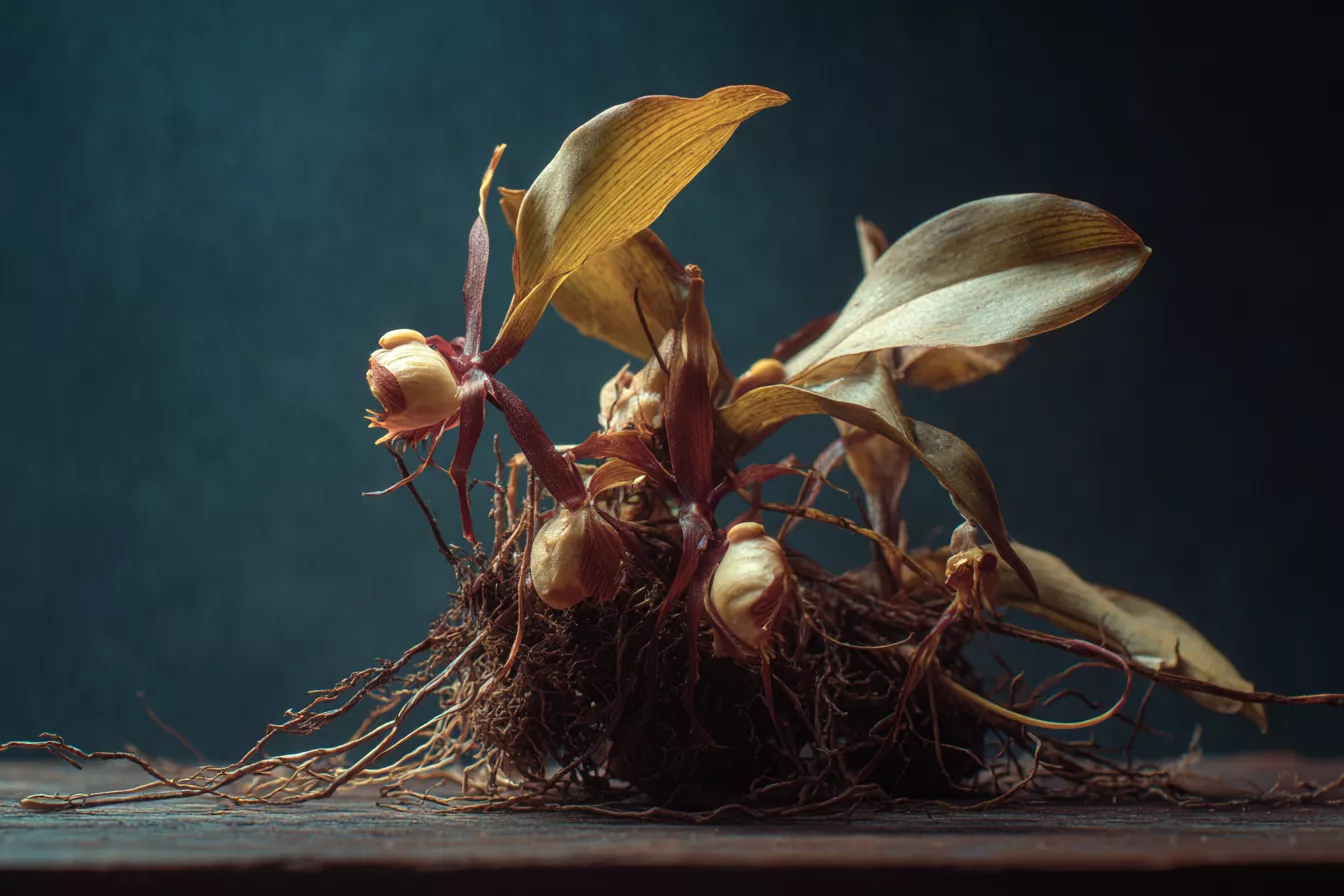 Как спасти орхидею без листьев и точки роста