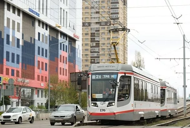 В Краснодаре вечером 26 августа изменится расписание семи трамвайных маршрутов