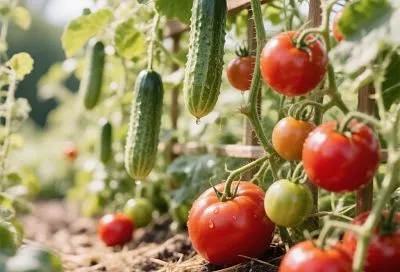 Опрыскиваю растения настоем из дрожжей и мои помидоры и огурцы ничем не болеют