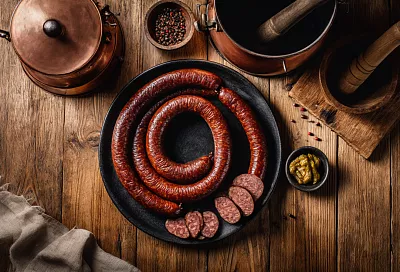 Домашняя краковская колбаса по-польски