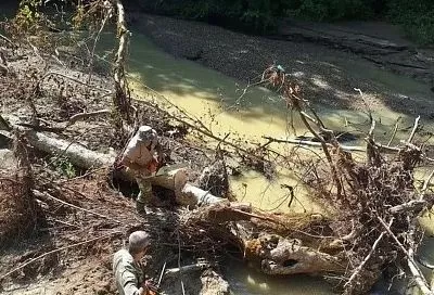 Более 85 километров русел рек расчистили в Краснодарском крае от наносов
