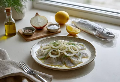 Самая вкусная сухая засолка селёдки за ночь — без рассола и без запаха