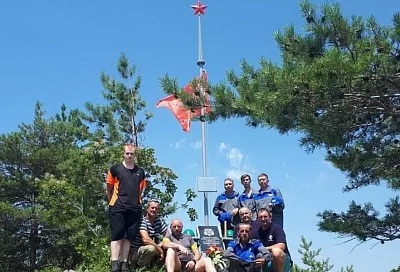 В Северском районе на горе Артиллерийской установили памятник погибшим в Великой Отечественной войне