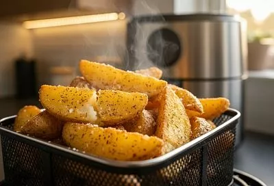 Рецепт идеально хрустящей картошки в аэрогриле за 10 минут