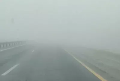 Густой туман накрыл «Волчьи ворота» в Новороссийске