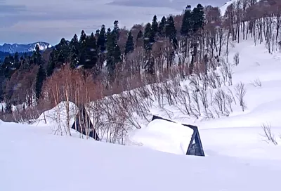 Какая высота снега в горах под Сочи