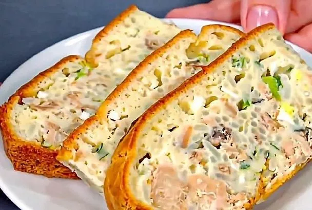 Пирог из консервированной горбуши - простейший рецепт, который хочется готовить снова 